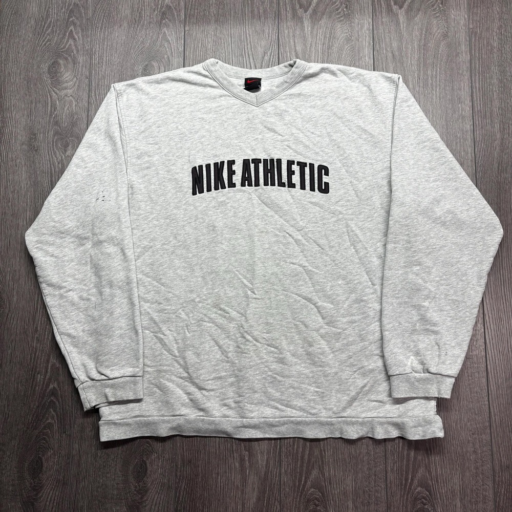 Nike Gray "Nike Athletic" Crewneck Sweatshirt